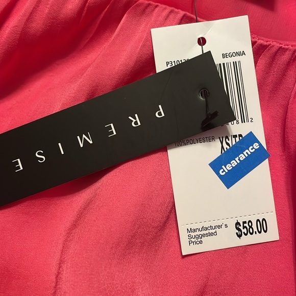 NWT - Premise - XS pink blouse - Picture 5 of 12